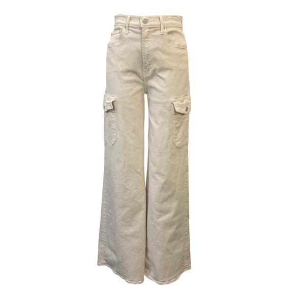 Mother The Undercover Cargo Sneak Wide Leg Jeans Women's Size 25